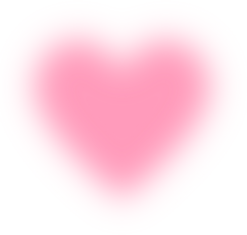 Pink Heart Gradient Blur